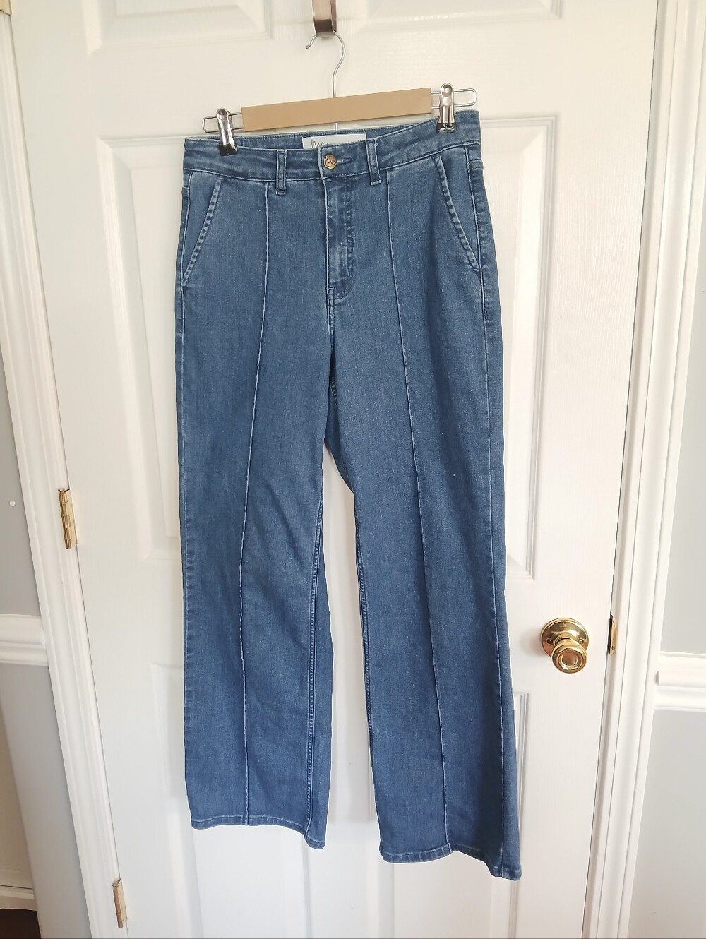 Me By Jennie Garth Boston Women’s  Wide-Leg Jeans Casual Clean Girl Flattering